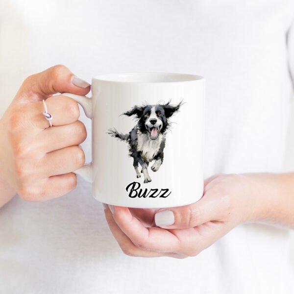 Border Collie 2 Funny Dog Breed mug - Image 2