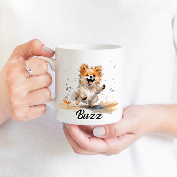 Pomeranian Funny Dog Breed mug - Image 2