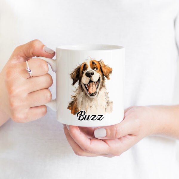 Saint Bernard Funny Dog Breed mug - Image 2