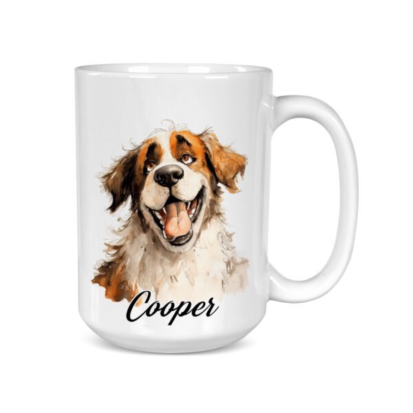 Saint Bernard Funny Dog Breed mug - Image 4