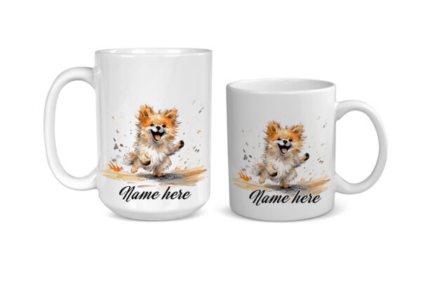 Pomeranian Funny Dog Breed mug - Image 3