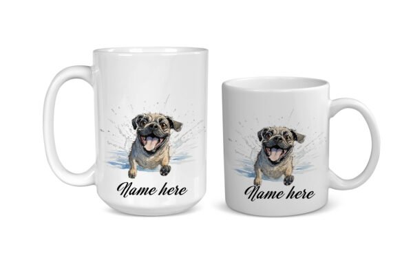 Pug Funny Dog Breed mug - Image 3