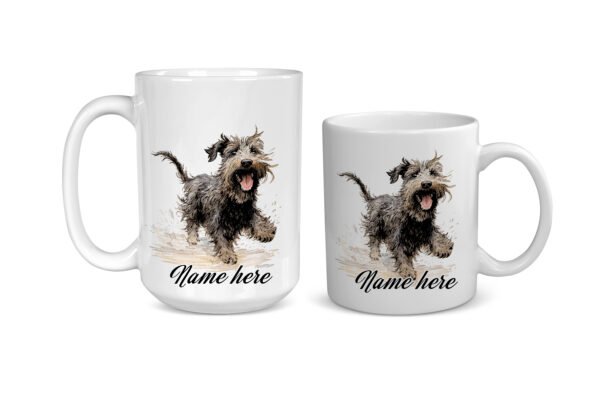 Russian Terrier Funny Dog Breed mug - Image 3