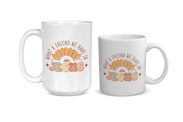 Faith Mug Collection - What a Friend we have in Jesus - Image 2