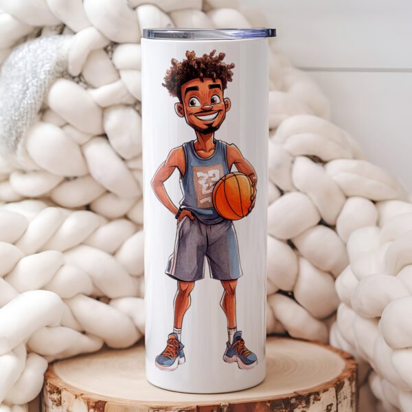 Personalized Profession-Themed Tumbler – Basketball Player