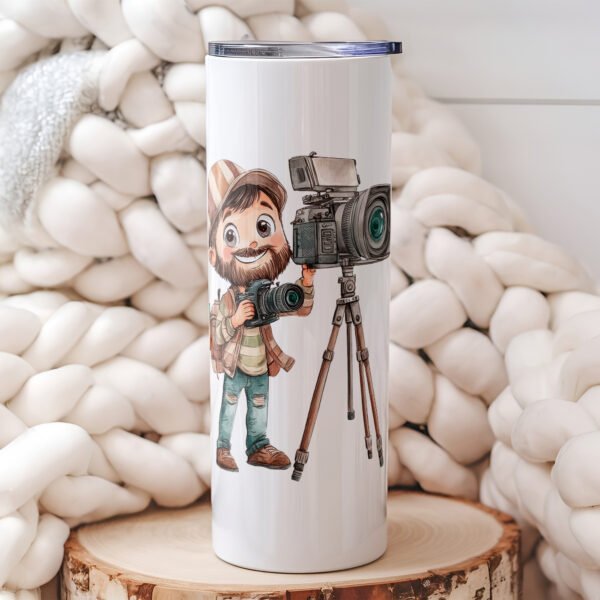 Personalized Profession-Themed Tumbler – Cameraman