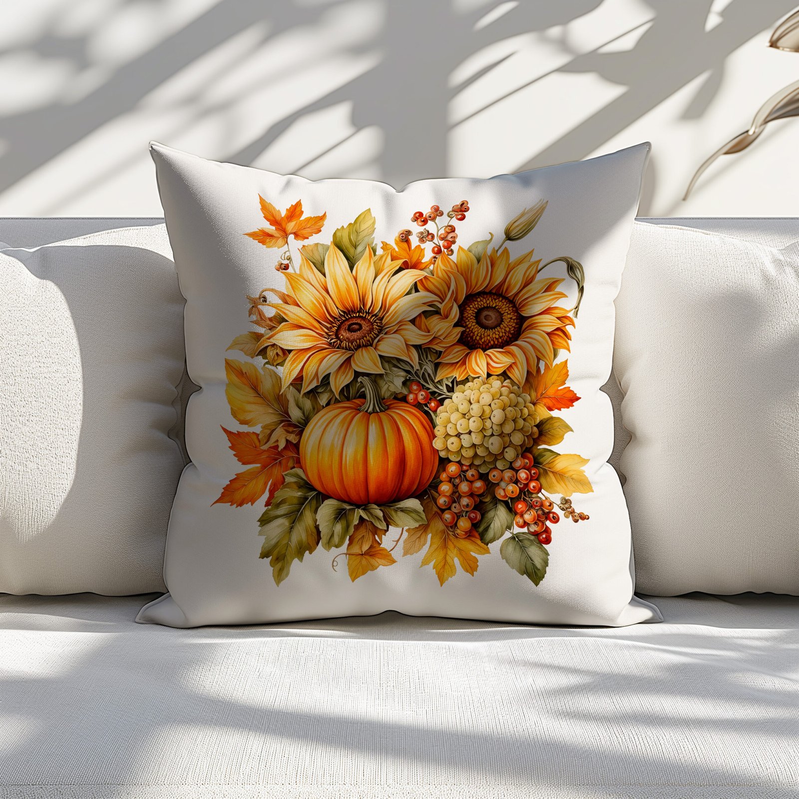 Housse de coussin avec illustration de chien Yorkshire (Copy) – Image 2