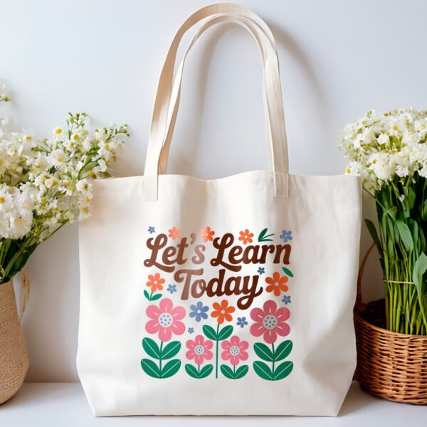 Tote bag - Let's Learn Today - Image 2