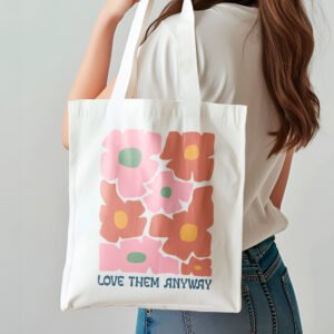 Sac fourre-tout à design religieux Chrétien – Love Them Anyway