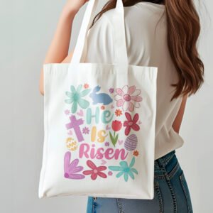 Sac fourre-tout à design religieux Chrétien – He is Risen