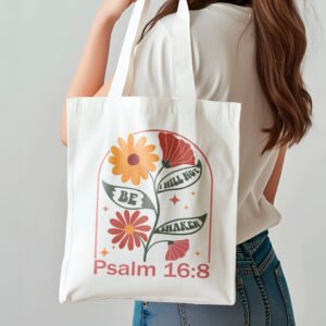 Sac fourre-tout à design religieux Chrétien – I will not be shaken