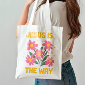 Sac fourre-tout à design religieux Chrétien – Jesus is the way