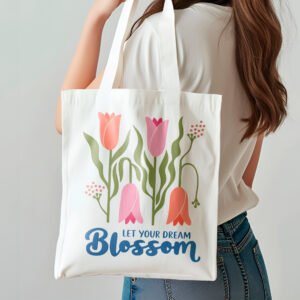 Sac fourre-tout à design religieux Chrétien – Let your dream blossom
